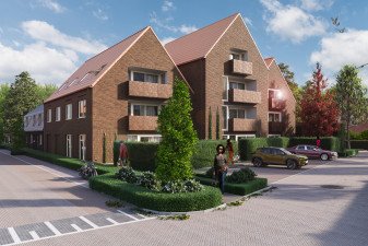 Nieuwbouw 4 woningen en 14 appartementen plan De Vroonte te Gemert